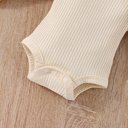 Vista 5 de VINUOKER Conjunto de trajes de bebé recién nacido prematuro de manga larga de algodón conjuntos de pantalones de otoño invierno ropa infantil