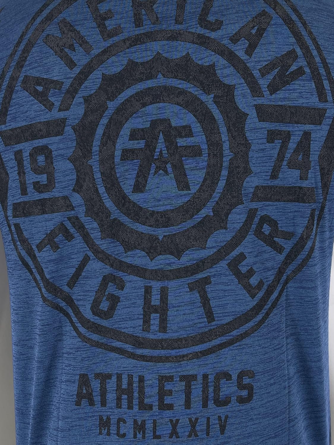 American Fighter Men's T-Shirt FAIR Grove Crew Neck Blue M-4XL