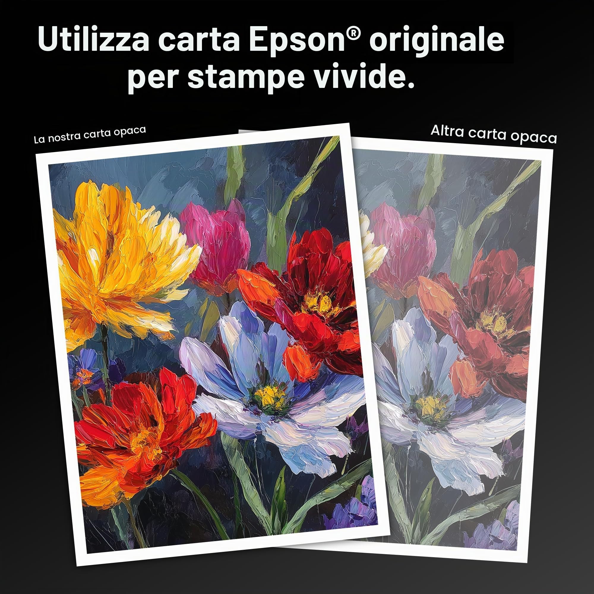 Epson Premium Presentation Paper Matte, Double-Sided - Letter - 8.5" x 11" - 50 Sheets