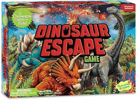Peaceable Kingdom Dinosaur Escape product and packaging