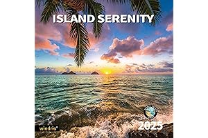 2023 Tropical Island Wall Calendar