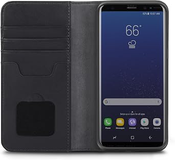 Moshi Overture Samsung Galaxy S8 Case (Wallet Case) - أسود