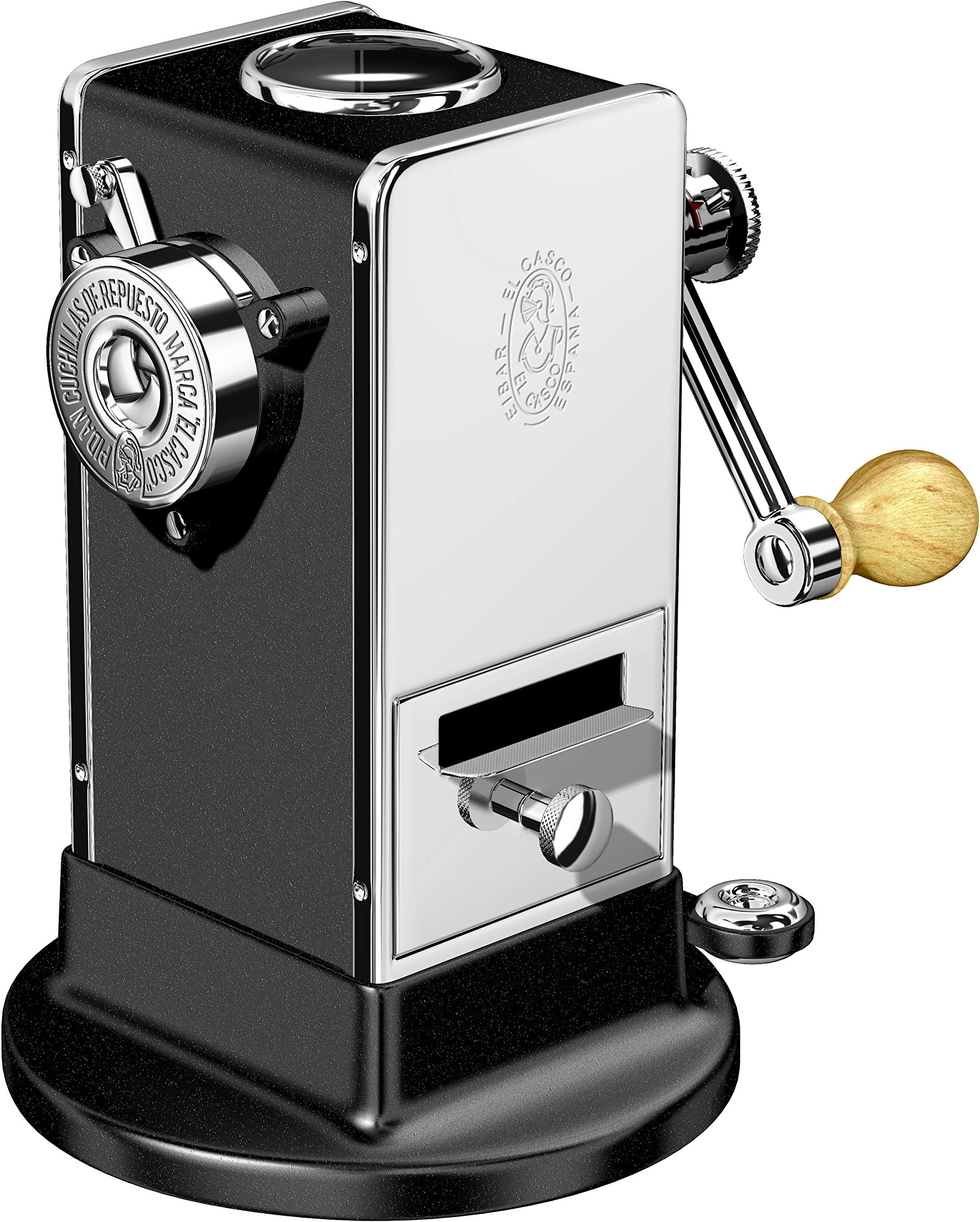 El Casco M430 Desktop Pencil Sharpener - Black/Shiny Chrome Trim