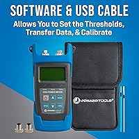 Vista 5 de Jonard Tools PON-55 Medidor de Potencia de Red Óptica Pasiva (-35 a +15 dBm) para BPON/EPON/GPON, Versión APC