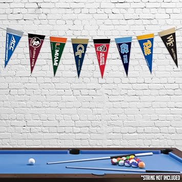 Rico Industries NCAA ACC Complete 4 x 9 Felt Mini Pennant League Set (Includes ALL Teams)