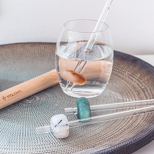 Miniatura 6 de VitaJuwel Paja de cristal (jaspe rojo)