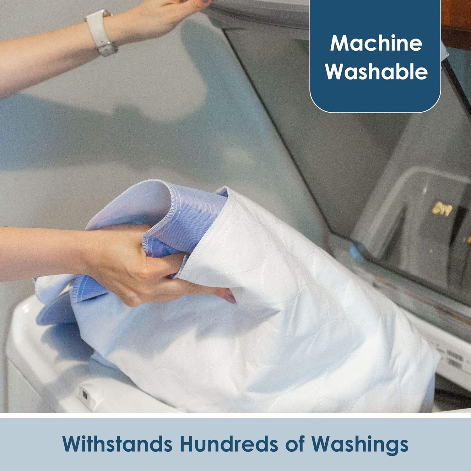 Flаѕh Dеаlѕ - 50% оƒƒ Dry Defender Waterproof Bed Pads for Incontinence - Absorbent Washable Underpad - Mattress Pads for Kids or Adults - Tuck in Tails, 34x52 Inch (Pack of 1)