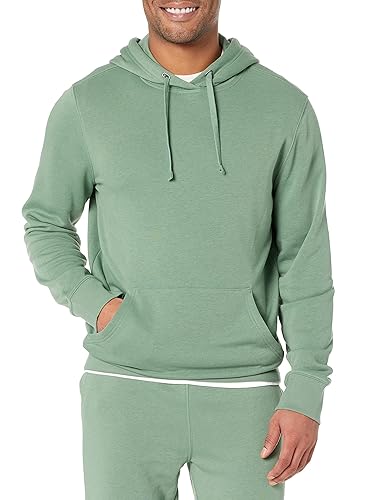 Amazon Essentials Mens Lightweight Long-Sleeve French Terry Hoodie