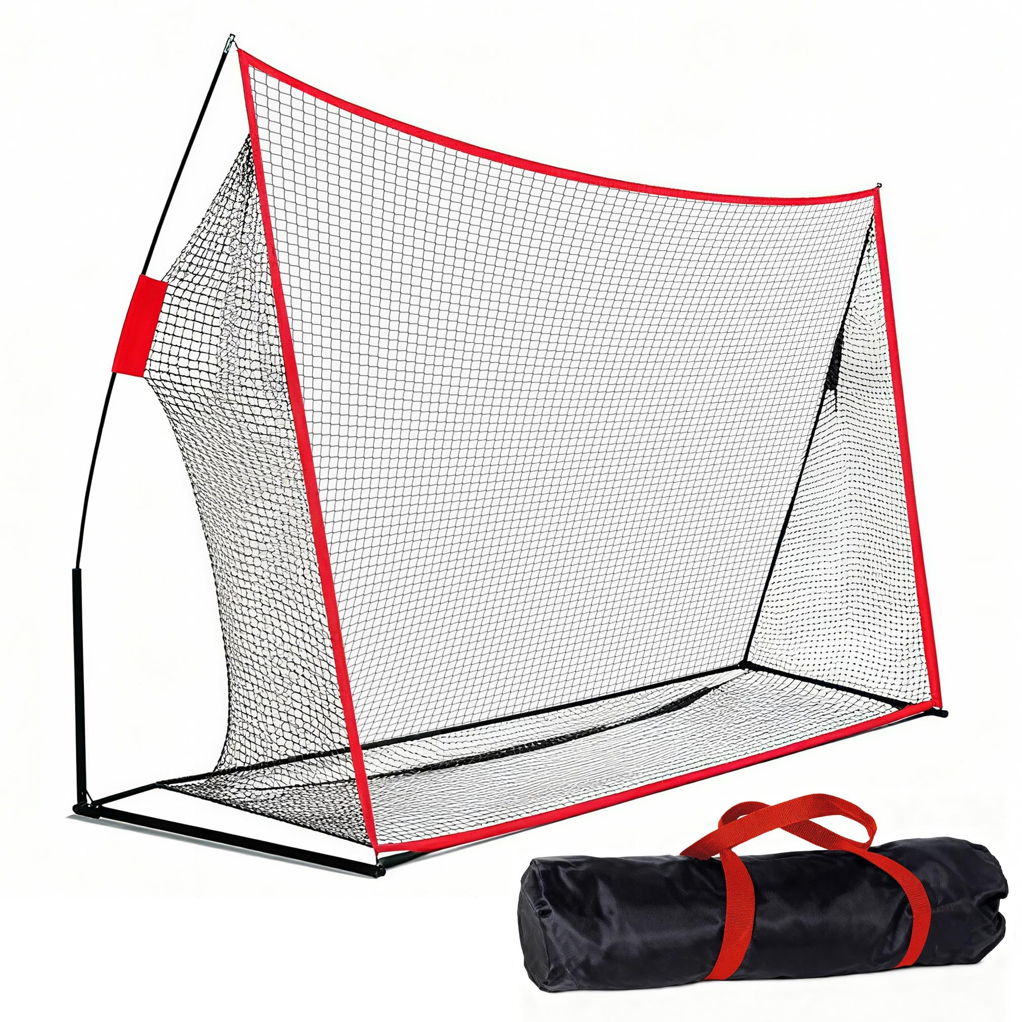 Large Golf Practice Net 10x7ft – Durable Garden Golf Net with Carry Bag for Indoor & Outdoor Use, Tear-Resistant Netting for Driver to Wedge Practice, Suitable for Soccer, Baseball, Softball Practice