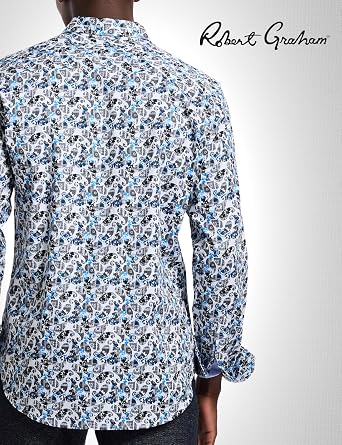 Robert Graham Men's Cardwell Long Sleeve Button Down Woven Shirt Cardwell Long Sleeve Button Down Woven Shirt, (Pack of 1)