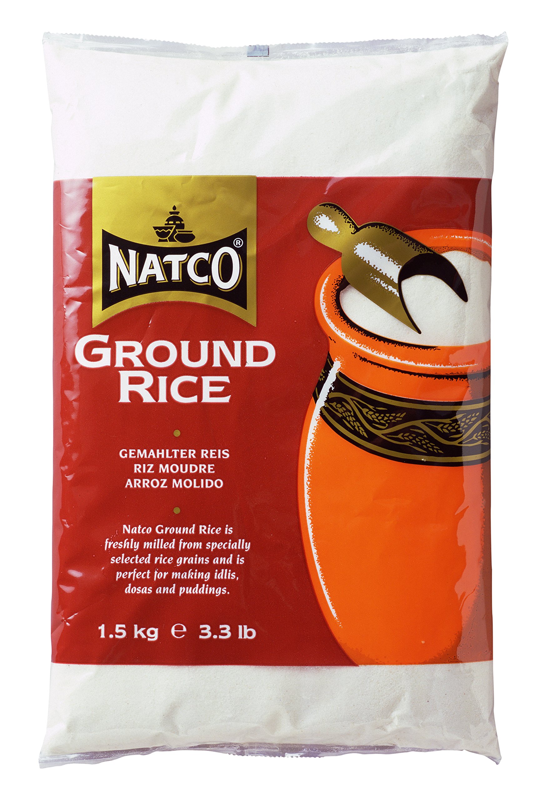 Natco Mielony ryż 1,5 kg (6 sztuk)