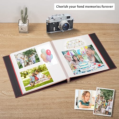 Miniatura 2 de Álbum de fotos autoadhesivo de 3 x 5, 4 x 6, 5 x 7, 6 x 8, 8 x 10, 8.5 x 11, 11 x 10.6 pulgadas, 11 x 10.6 pulgadas de tamaño, 40 páginas, cubierta