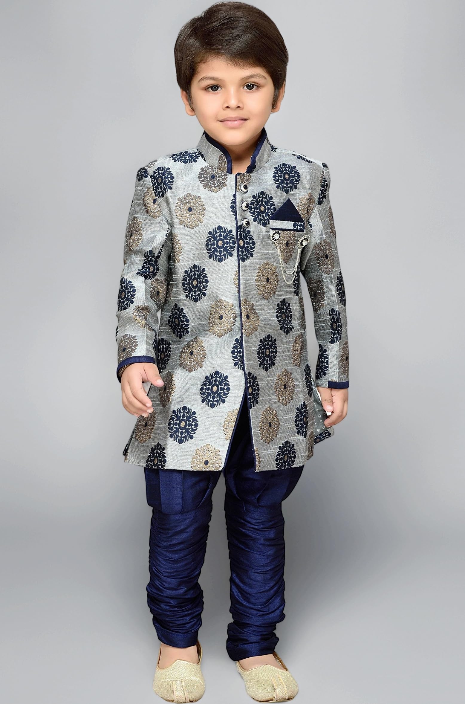 AJ DEZINES Kids Indo Western Sherwani Set For Boys