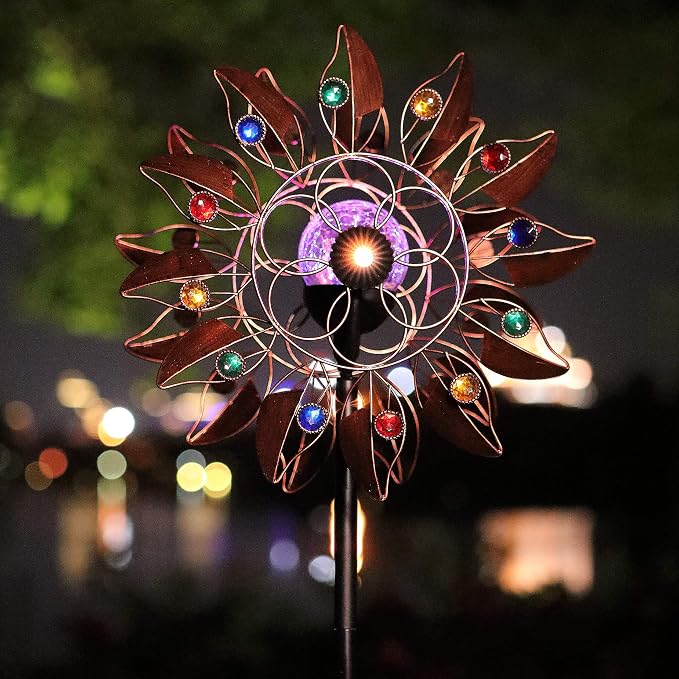 Multi-Color LED Wind Spinner