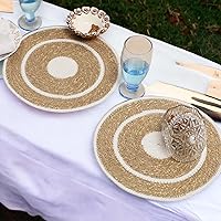 Vista 8 de Placemats for Dining Table, Set of 6 Table Place Mat Durable Kitchen Table Mats, Stain Resistant Placemats for Kitchen Table, Buffet Table Mats