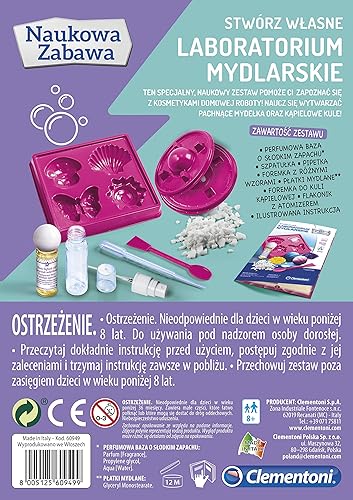 Miniatura 3 de Clementoni 60949 Scientific Fun Soap Laboratory Educational Kit for Children from 8 Years Old Polish Version