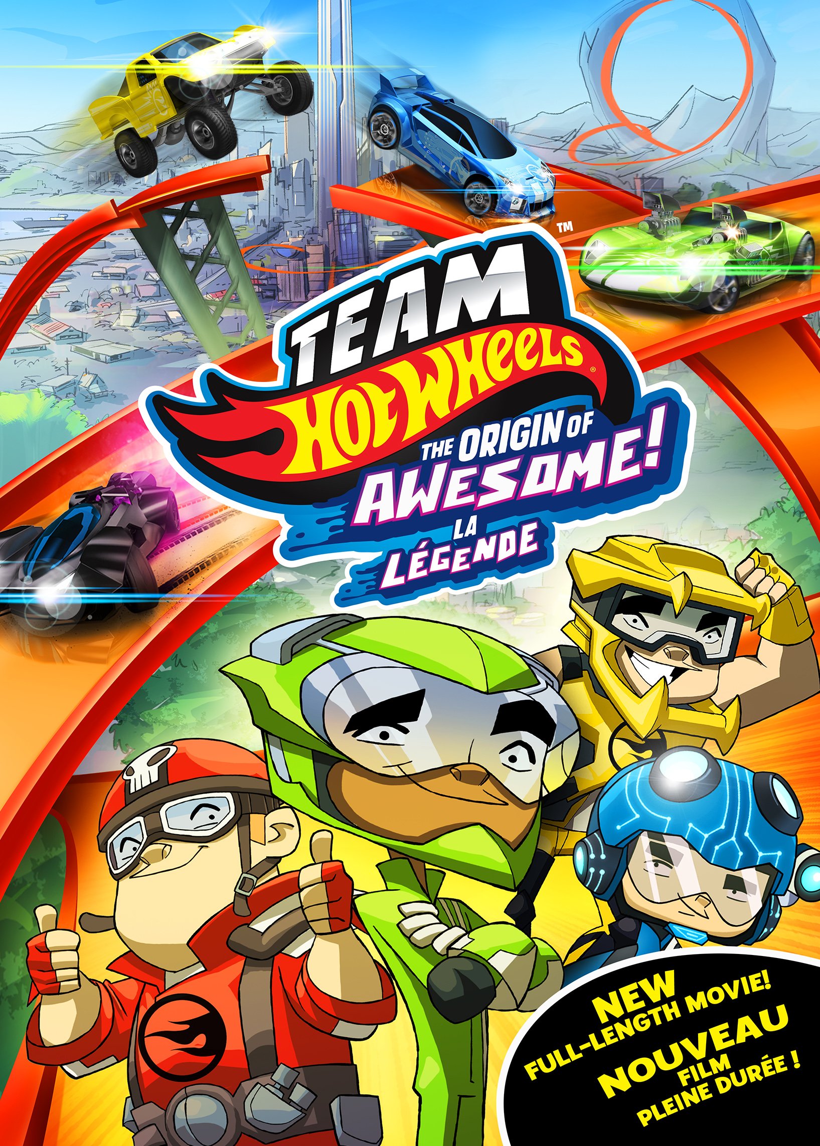 Team Hot Wheels: The Origin of Awesome! (Bilingual) [DVD]