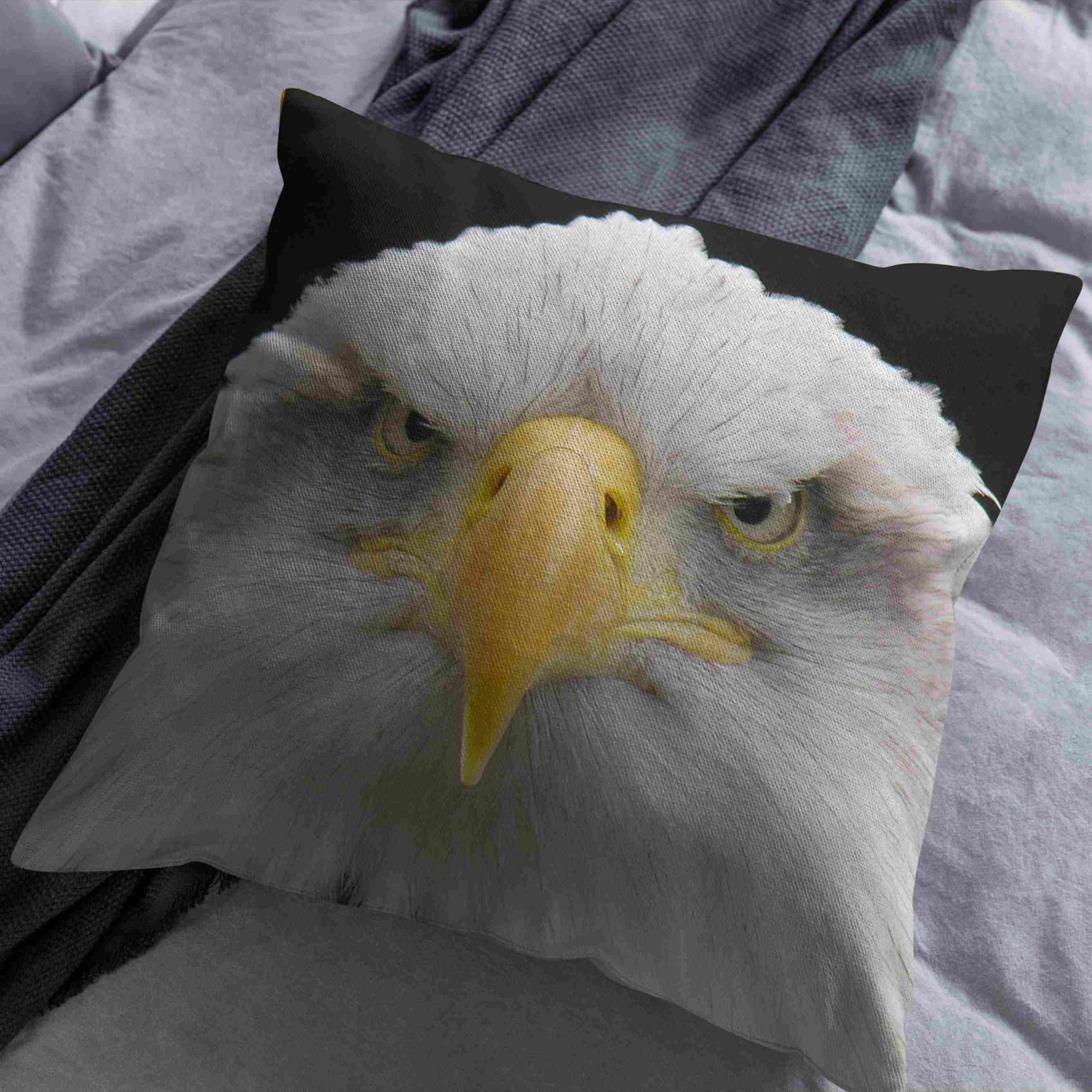 Fundas de almohada de lino para sofá, fundas de cojín de lino para sala de estar, sofá de 50 x 50 cm, fundas de almohada Raptor para sofá al aire libre, fundas de cojín de repuesto para sala