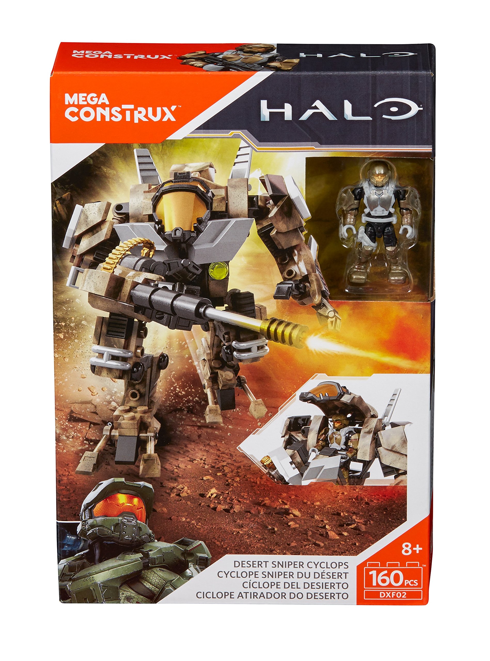 Mega Construx Halo Desert Sniper Cyclops Building Kit Desertcart