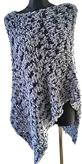 scarf shawl Schal Poncho knitted cloth wool