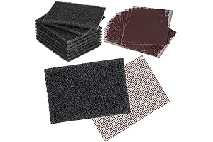 CUSINIUM 10-pack Griddle Cleaning Pads + 20-pack Grill Screens