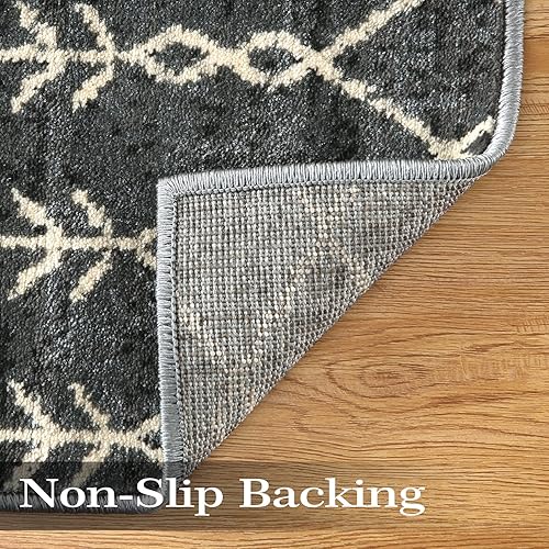 Miniatura 6 de GlowSol Alfombra de pasillo de 2 x 8 pies, alfombra de pasillo de cocina, no desprende pelusa, fácil de limpiar, para pasillo, entrada, lavandería,