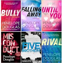 Penelope Douglas 6 Books Collection Set Bully, Until You, Rival, Falling Away, Five Brothers, Misconduct
