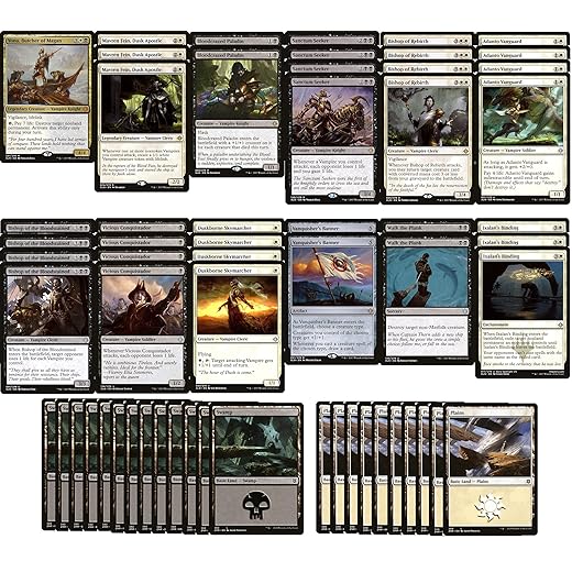 Black White Vampire Deck - Modern Legal - Custom Built - Magic The Gathering - MTG - 60 Card
