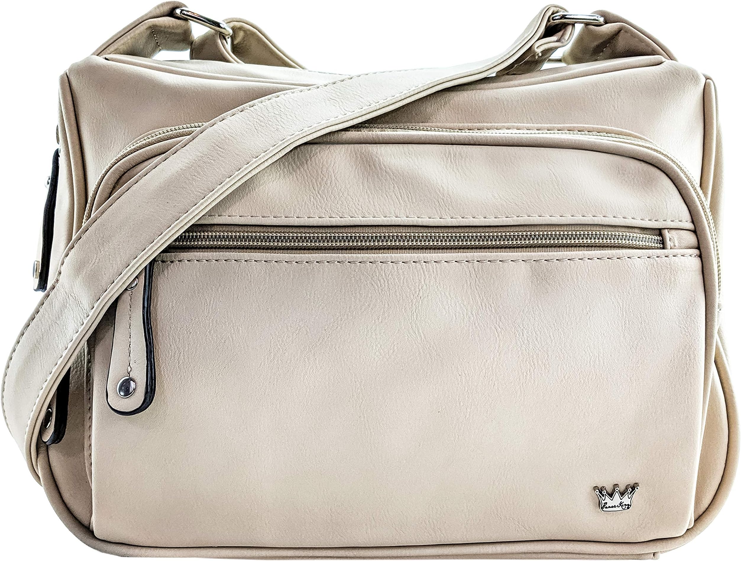 Magnum Concealed Carry Crossbody Handbag Gun Purse & Shoulder Bag with Adjustable Strap