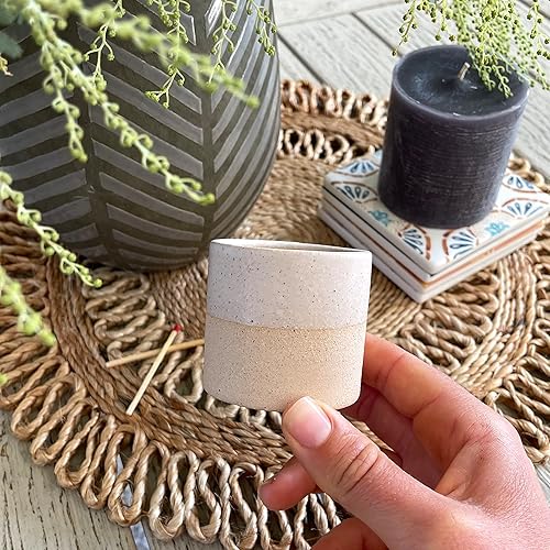 Miniatura 7 de SHIBUSA Soporte para fósforos con delantero  Lindo tarro de cerámica  perfecto para velas o decoración de baño  Diseñador australiano  Enciende