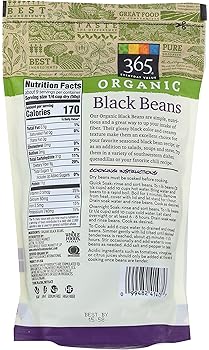 365 Everyday Value, Organic Black Beans, 16 oz
