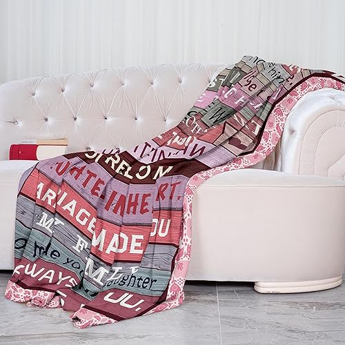 Miniatura 4 de XALAZY Manta de regalos para nuera de 60 x 50 pulgadas, regalos para nuera, mejores ideas de regalo de cumpleaños para nuera, manta para nuera