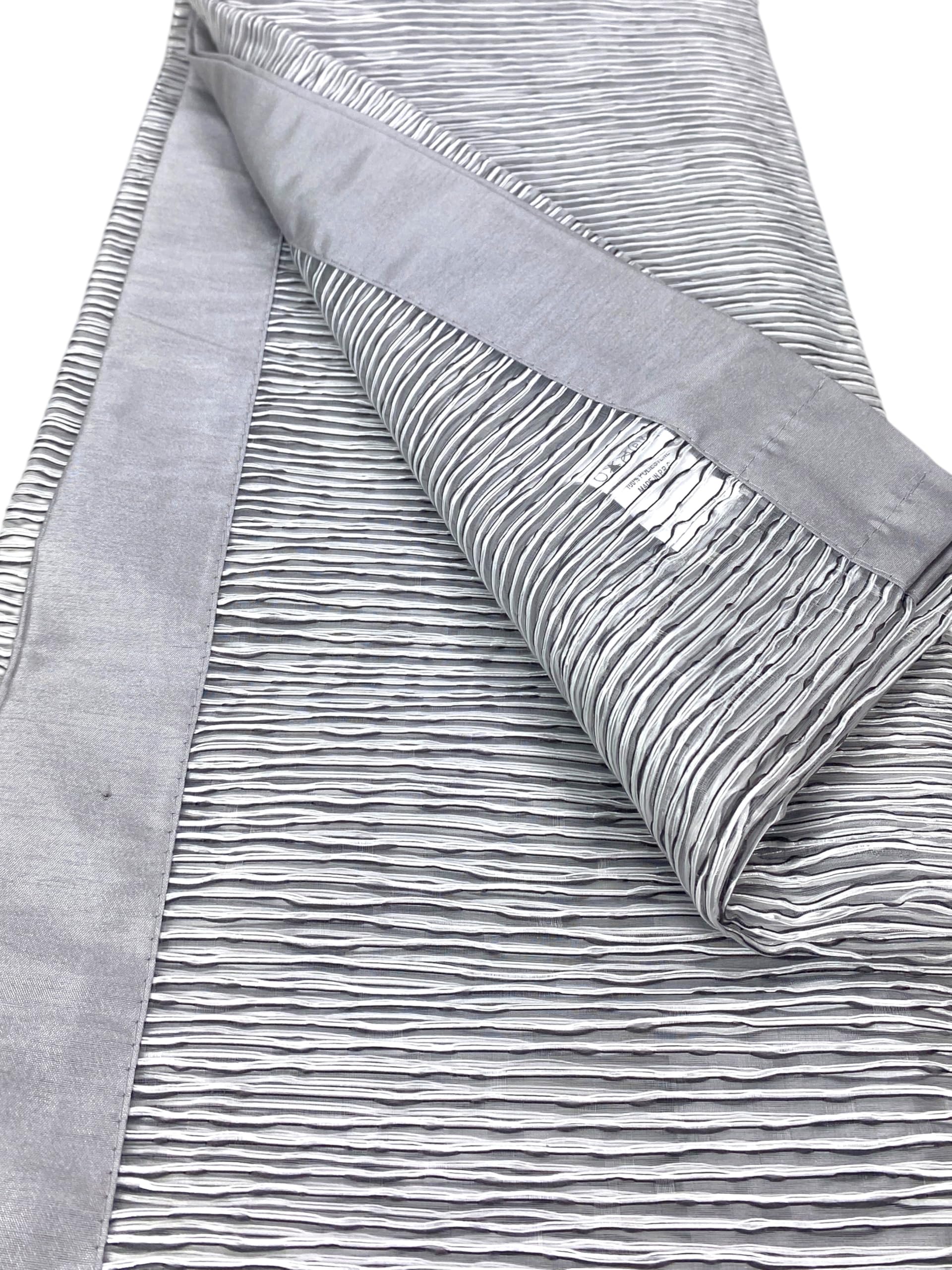 Tex family COPPIA tendina VETRO MODERNA larga 45 o 60 o 85 Ajour Beige - COPPIA (2 TELI) CM. 60x145