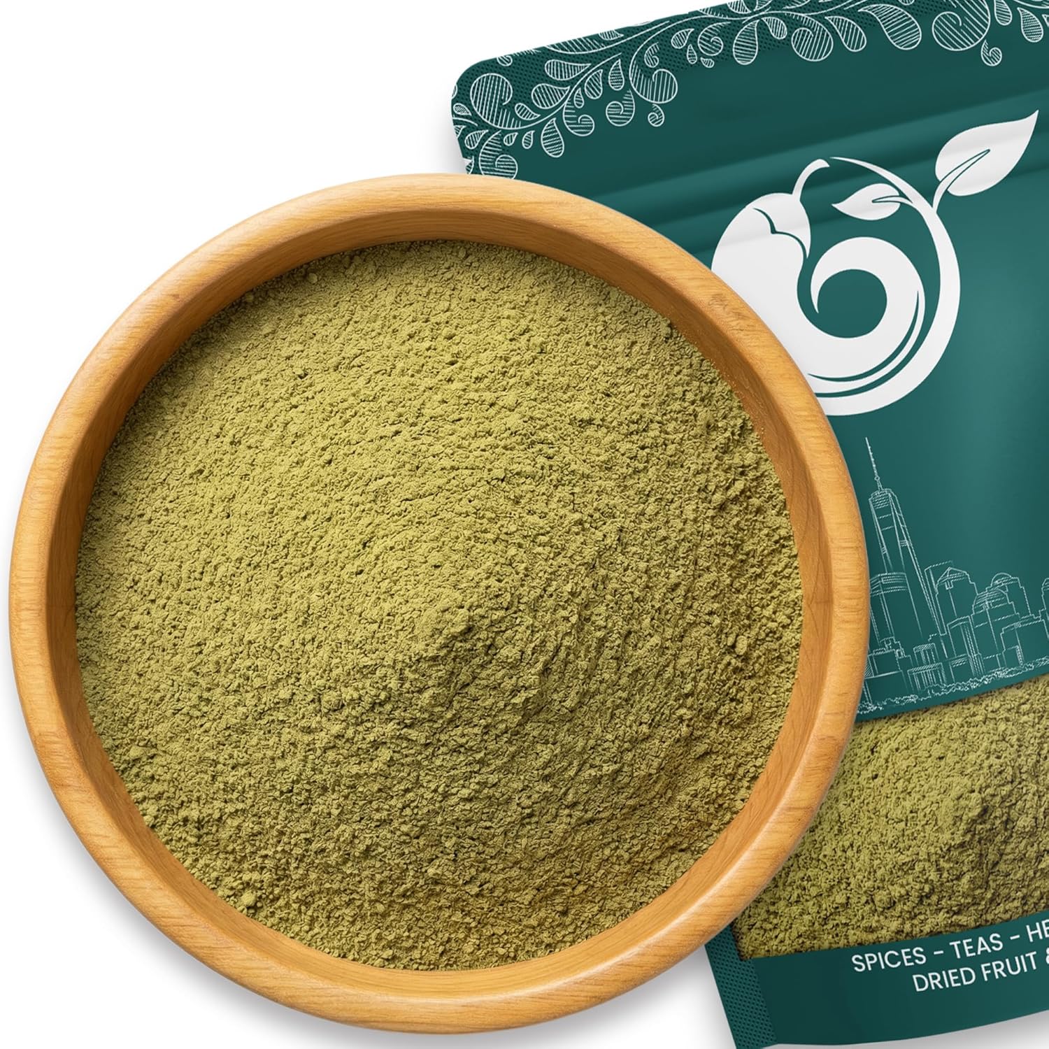 NY Spice Shop Meadowsweet Herb Cut & Sifted - 1 Pound (Filipendula ulmaria) Natural Dried Meadowsweet Bulk Tea Herb in Resealable Packaging
