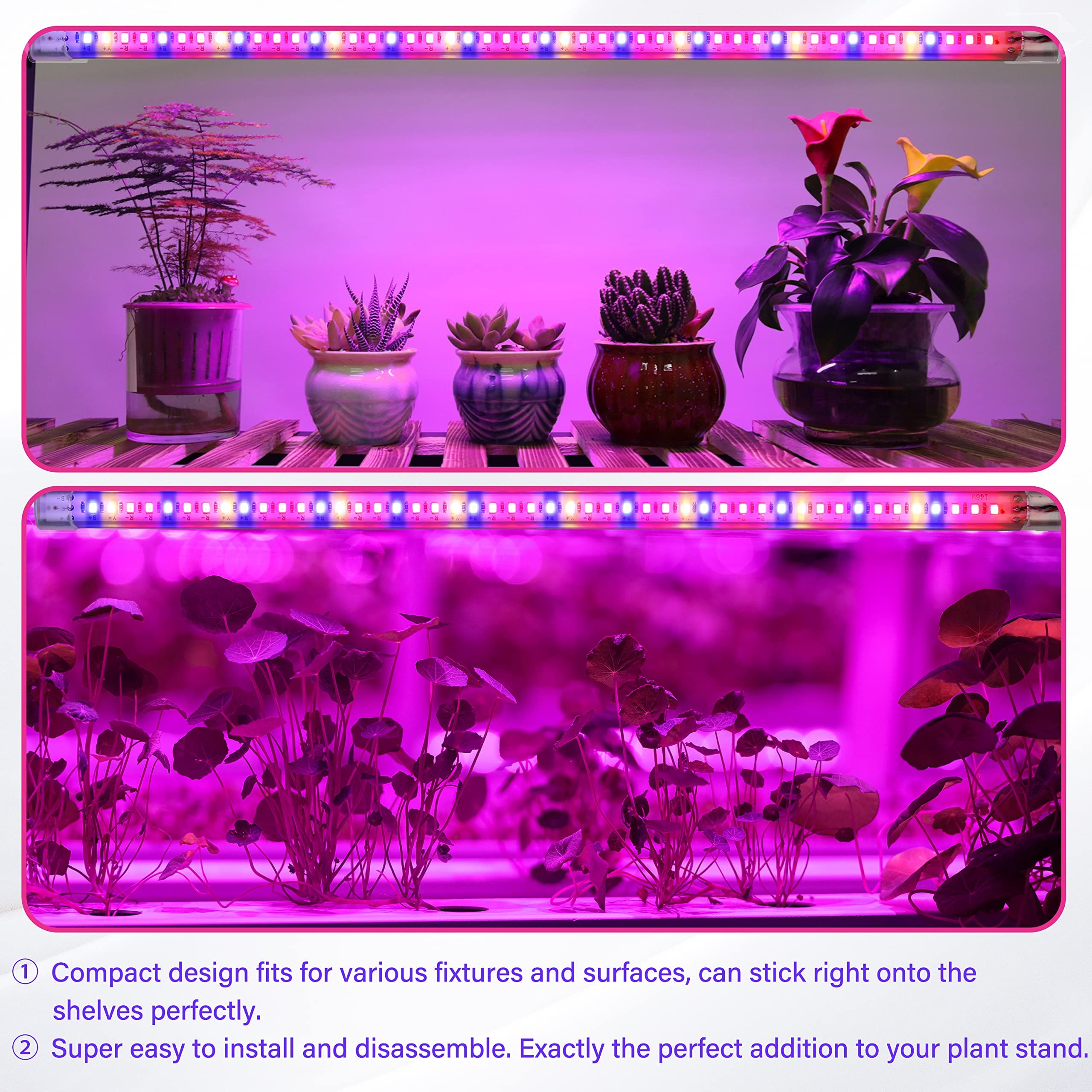 Snapklik.com : iPower LED Plant Grow Light Strips Full Spectrum