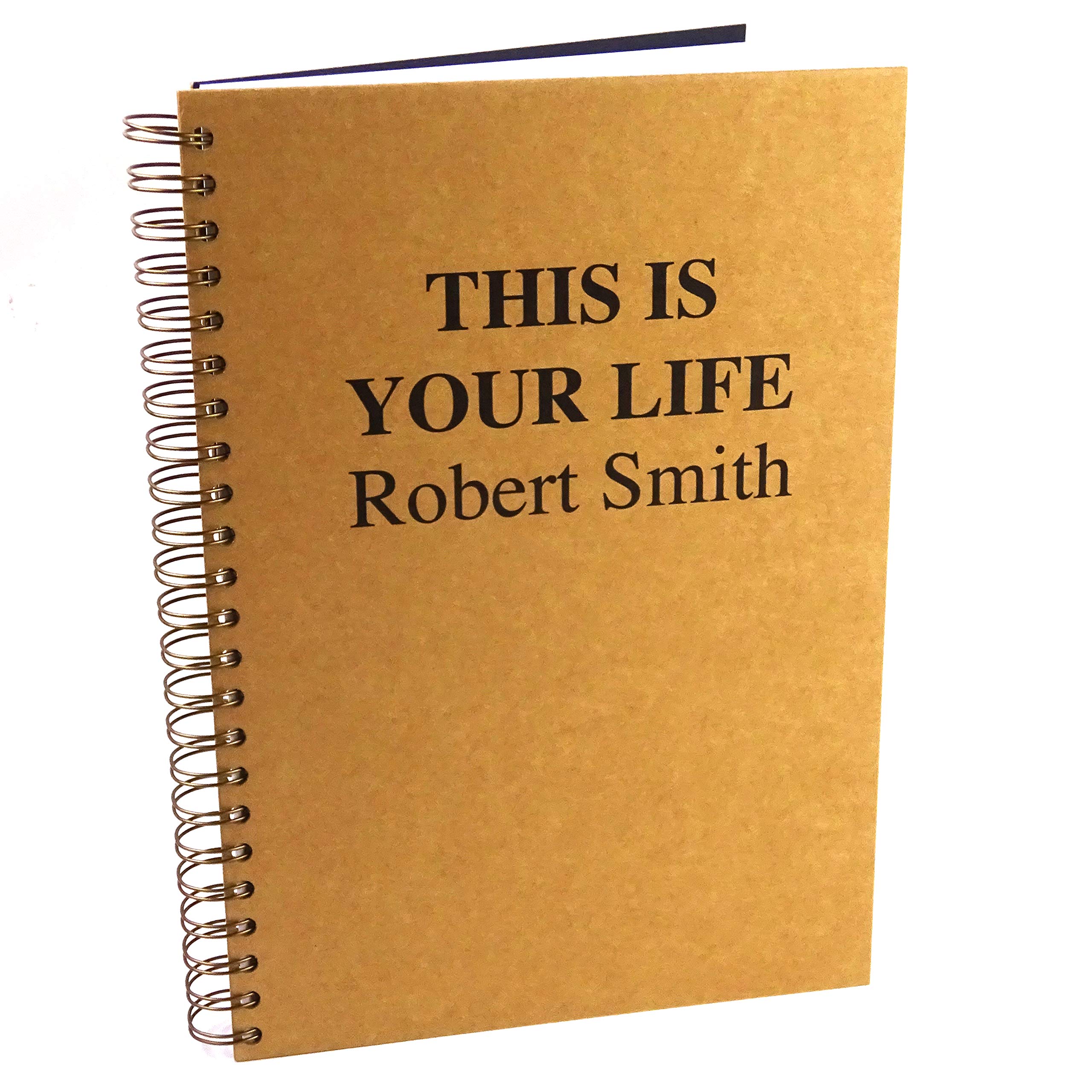 This Is Your Life Memory Book, A4, Scrapbook, Photo Album, Personalised Gift, Portrait (A5 (White Pages))