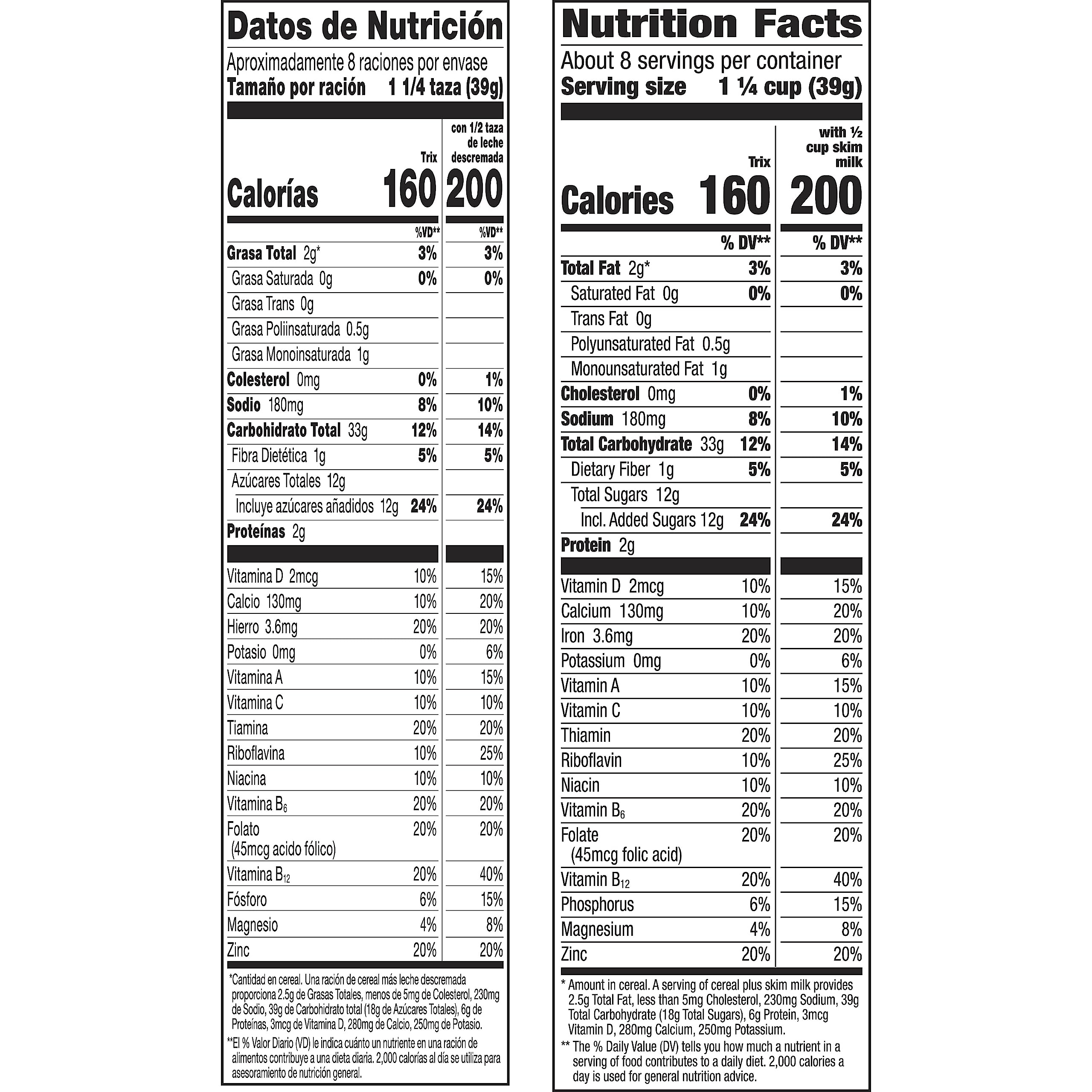 Trix Cereal - 10.7 oz