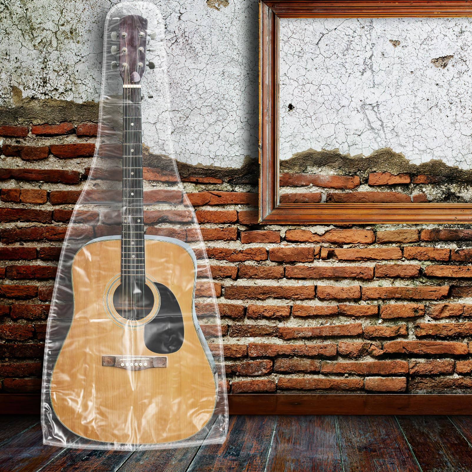 Toyvian Osłona na gitarę, akcesoria gitarowe, akcesoria do gitary, przezroczysta ochrona stołu, akcesoria do gitary akustycznej, akcesoria basowe, osłony gitarowe, zasilanie gitarowe, matowe PCW,