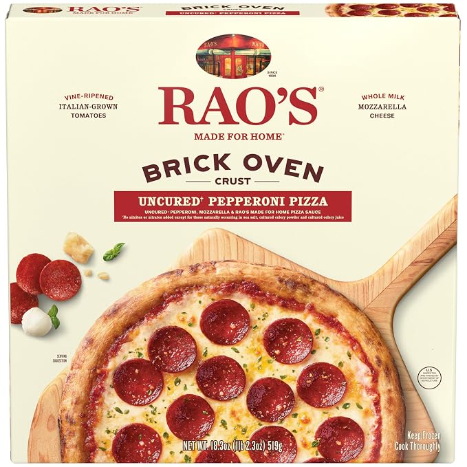 Rao's Made For Home Uncured Pepperoni Pizza Frozen Pizza, 18.3