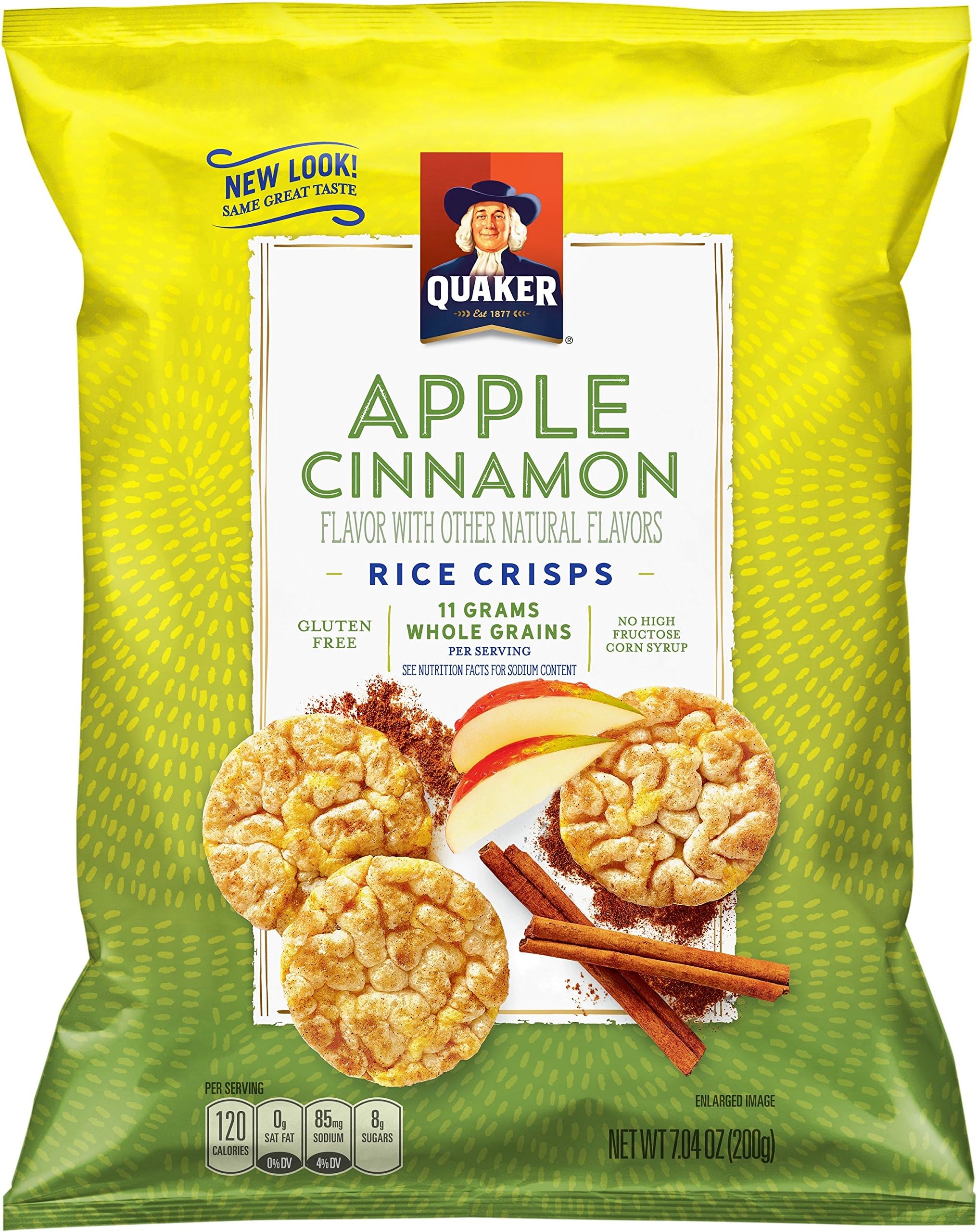 Amazon.com: Quaker Rice Crisps, Gluten Free, Caramel, 7.04 Ounce (Pack ...