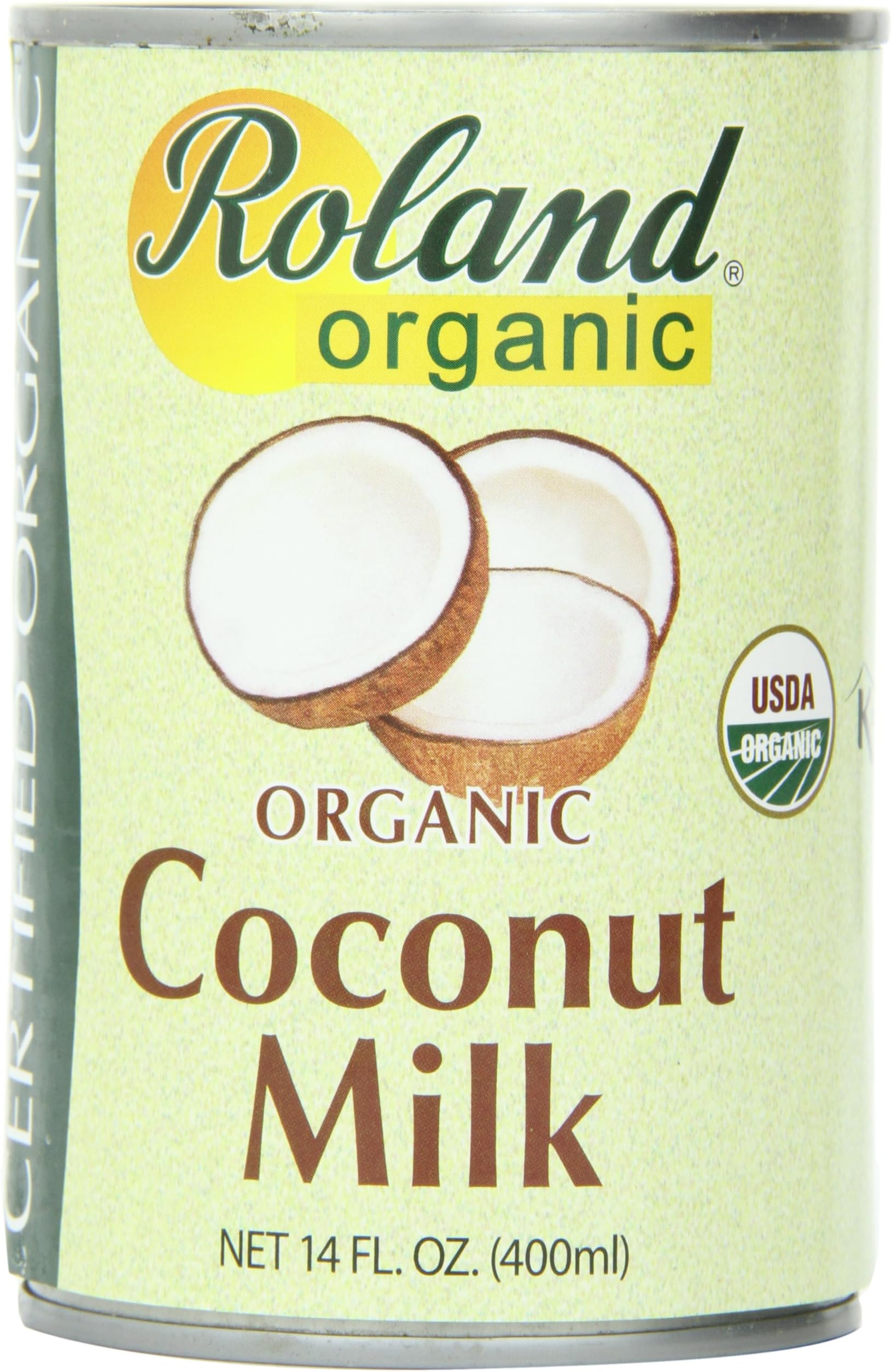 Roland Coconut Milk, Organic, 14 Ounce (Pack of 24)