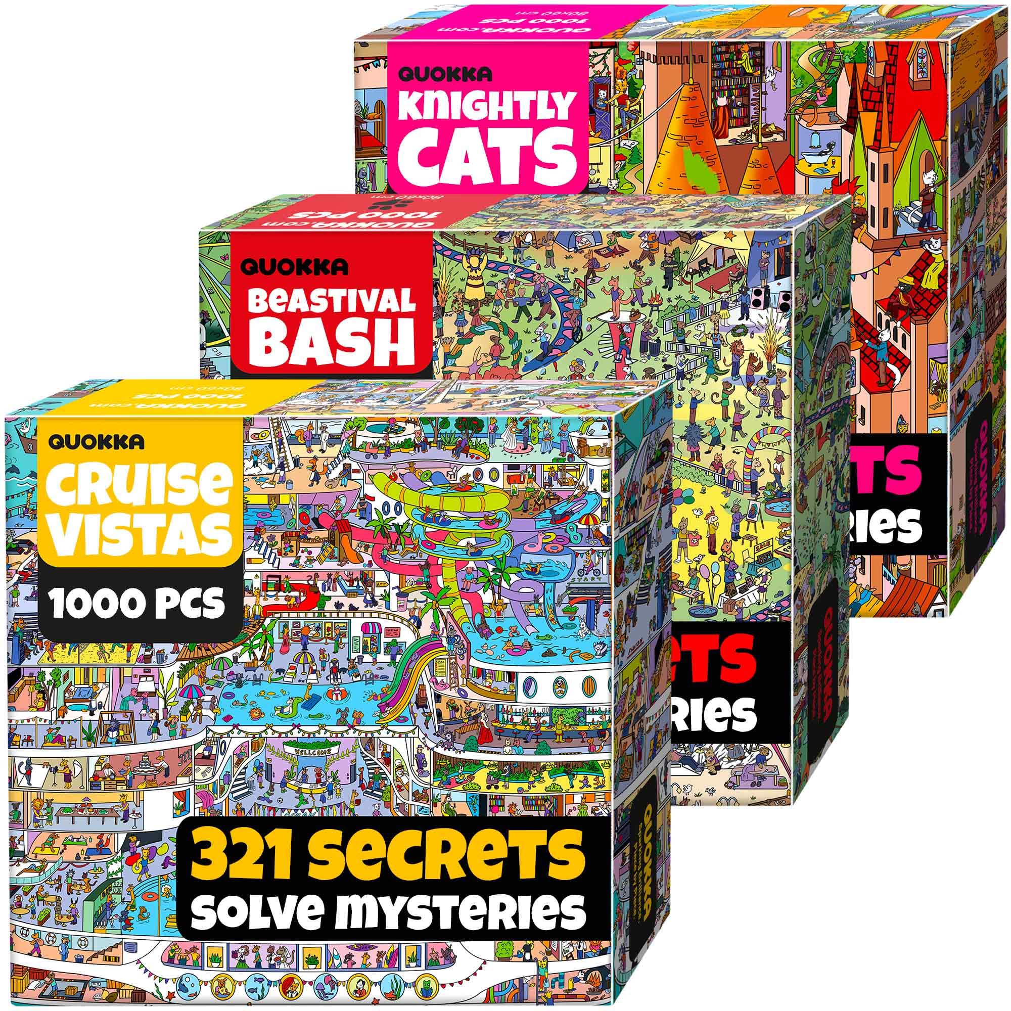 Amazon | QUOKKA 1000ピースジグソーパズル大人用 – 大人用1000ピース