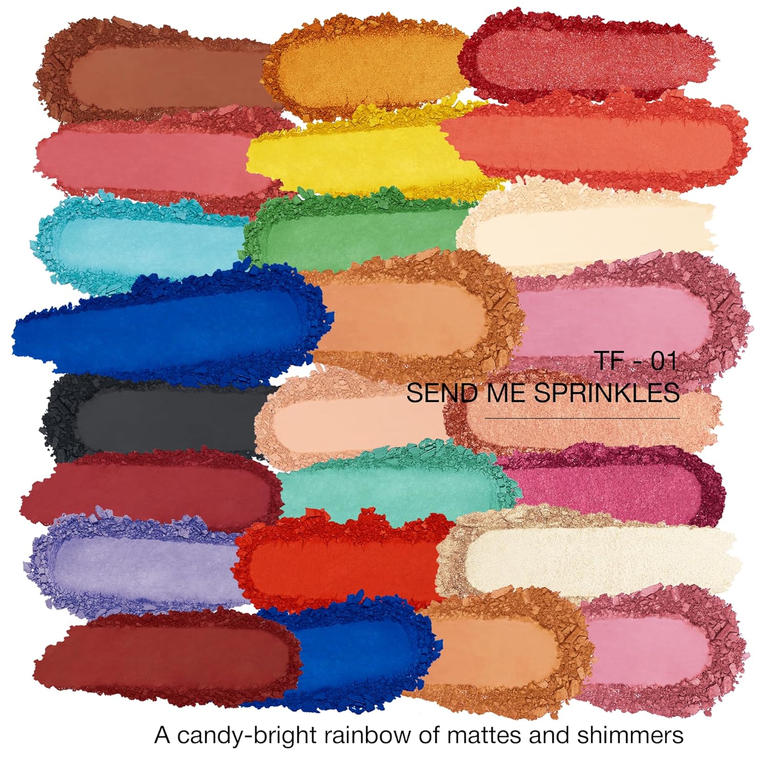 KimChiChic Beauty Twenty Five Eyeshadow Palette - 25 Matte & Shimmer Shades, Cruelty Free & Vegan Send Me Sprinkles 0.5oz