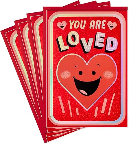Hallmark Shoebox - Paquete de 4 tarjetas de San ValentĂn (You Are Loved) Hallmark Shoebox - Paquete de 4 tarjetas de San ValentĂn (You Are Loved)