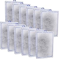 12-Pack XBBWMRS Large Aquarium Filter Cartridges for Whisper Bio-Bag Power Filters - Pre-Assembled 4-Stage Filtration