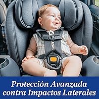 Vista 9 de Chicco OneFit LX ClearTex - Asiento de automóvil todo en uno con instalación LeverLock, diseño delgado, asiento de automóvil convertible, asiento