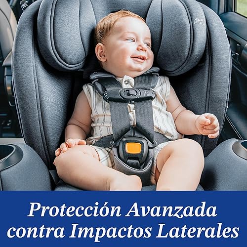 Miniatura 9 de Chicco OneFit LX ClearTex - Asiento de automóvil todo en uno con instalación LeverLock, diseño delgado, asiento de automóvil convertible, asiento