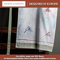 Vista 19 de Maison d' Hermine Delantal 100% de algodón para mujeres con bolsillo de cocina delantal de chef para hombres, decoración de Pascua