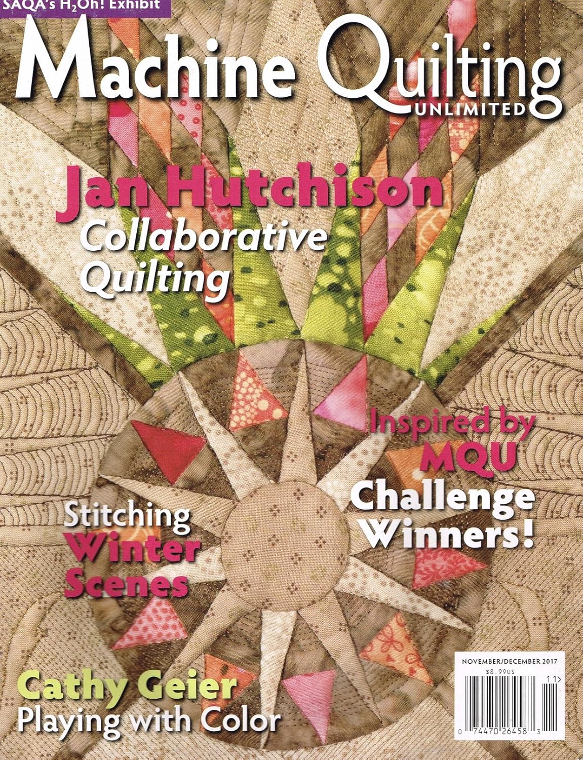 Machine Quilting Unlimited November December Magazine 2017 Home & Kitchen
