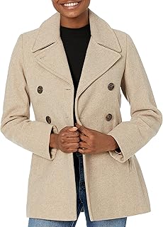 beige pea coat